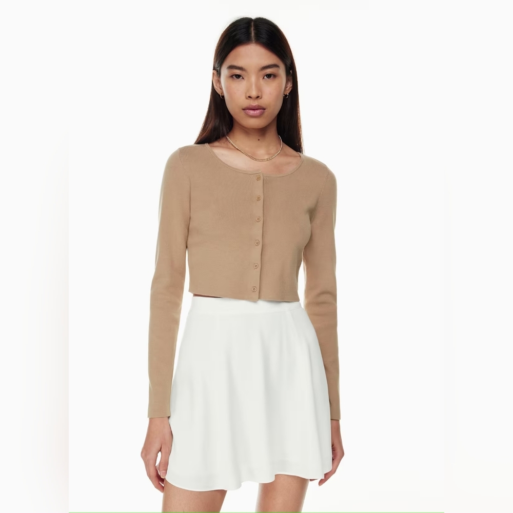 Sunday Best Izzy Cardigan In gold camel Size Small